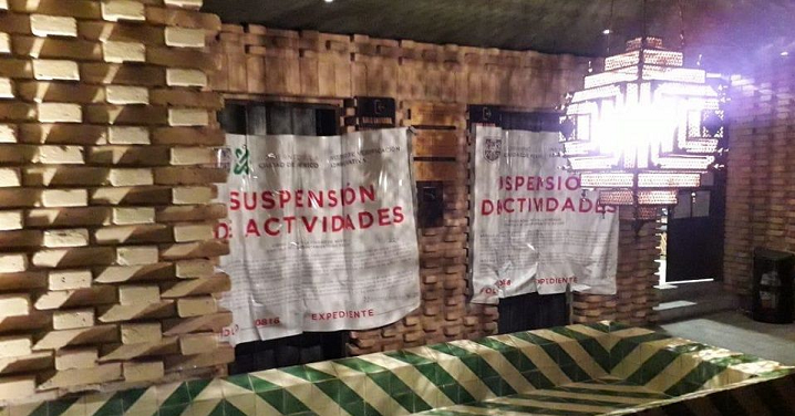 INVEA suspende bares y cantinas por violar las normas sanitarias