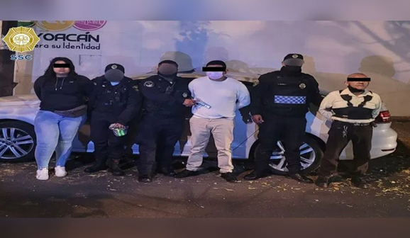 Capturan en Calzada de Tlalpan a 3 extorsionadores que hacen montajes de choques