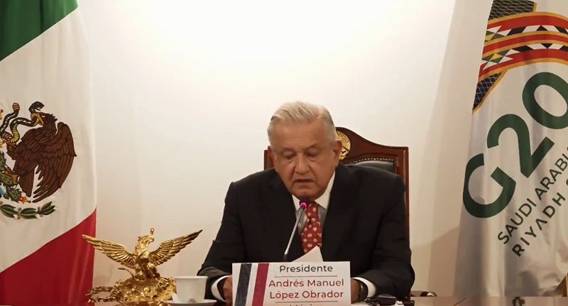 Plantea AMLO a G20 les quite montos y pagos de deuda a países pobres