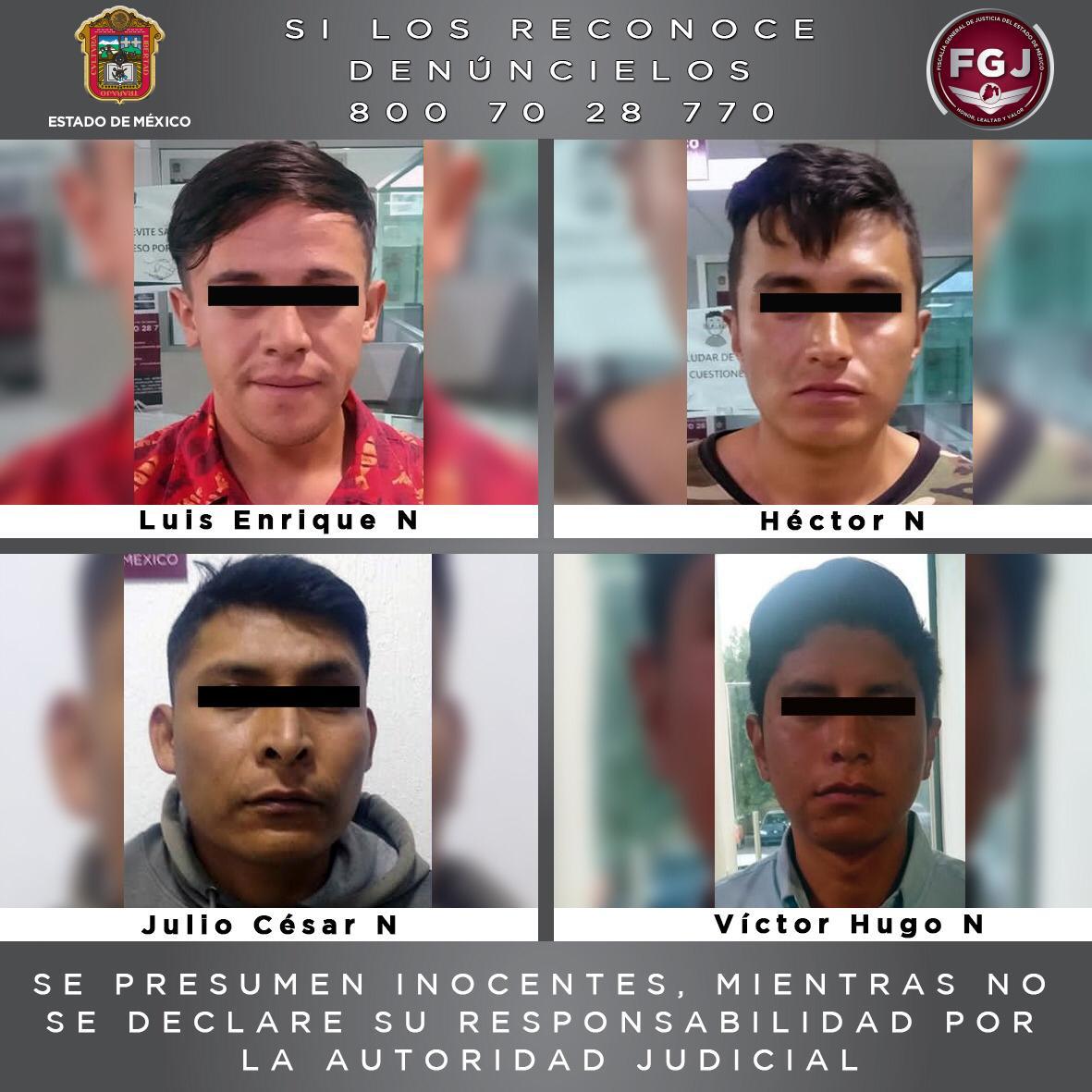 Vinculan a proceso a cuatro presuntos secuestradores