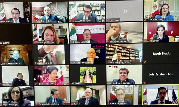 Se reúnen embajadores y cónsules de México en Asía Pacifico en la REC2021