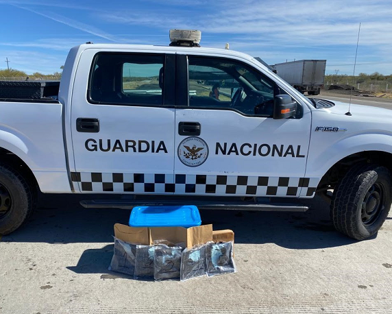 GN incauta 22 mil 900 pastillas de fentanilo ocultas en un vehículo