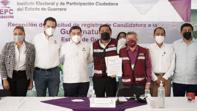 Comparece Salgado Macedonio ante la Comisión de Morena