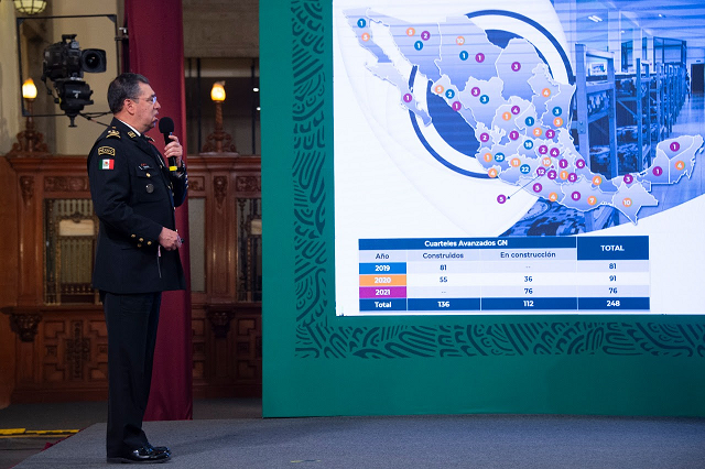 GN presenta informe mensual en materia de seguridad