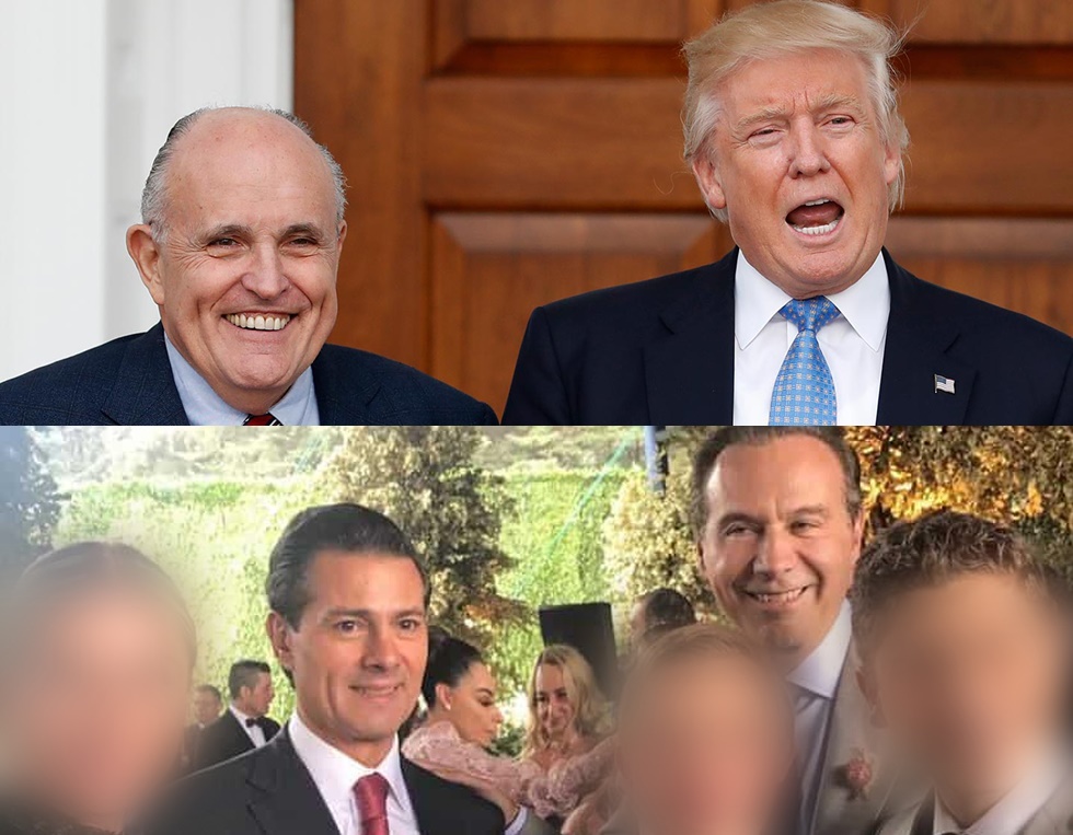 Comparan Caso Trump-Giuliani, con el Caso Peña Nieto-Collado