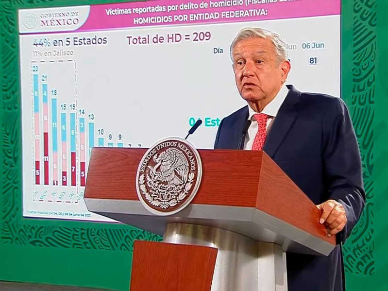 AMLO se congratula por el triunfo de la 4t y sus aliados en la Cámara de Diputados