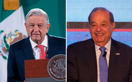 Slim dispuesto a restaurar el tramo dañado de la línea 12, tras reunión con AMLO