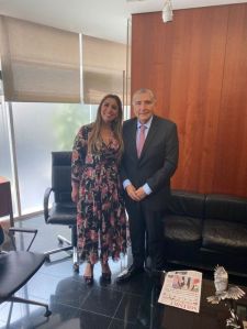 Marybel Villegas se reunió con Secretario de Gobernación para beneficio de los quintanarroenses