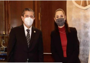 Acuerdan Claudia Sheinbaum y Giovani Gutiérrez trabajar juntos por Coyoacán