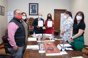 Firman acuerdo secretarías de Desarrollo Social y de la Mujer del Edomex