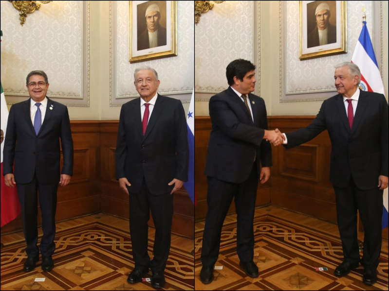 AMLO se reúne con presidentes antes de la reunión de la CELAC
