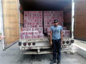 En Ecatepec Edo Méx- llevaba Chelas sin factura.