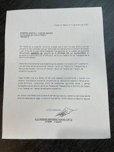 Alcaldia Cuauhtémoc informa que c. Alejandro esparza no presta ningún servicio para la alcaldía