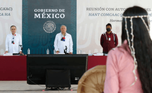 No queremos más asesinatos de periodistas: Joven de la comunidad seri a AMLO