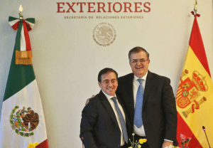 Se reúne Ebrard con el canciller de España