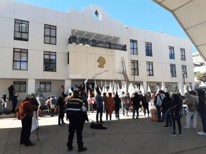Antorcha instala plantón en Milpa Alta