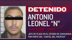 Capturan en Tuxtla Gutiérrez, Chiapas, a Antonio Leonel «N», alías » El 300″