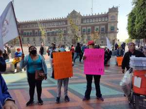 Antorchistas se manifiestan en las oficinas del Gobierno de la CDMX, exigen solución a necesidades básicas de  capitalinos