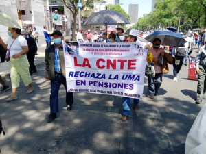 CNTE exige suspender la reforma neoliberal de la 4t