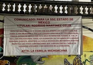 Familia Michoacana amenaza con atacar a Policías del Edomex si siguen los operativos en su contra