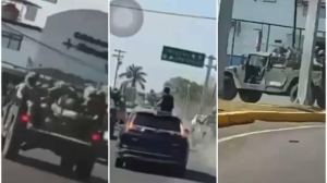 De último momento: Comando de sicarios al servicio del CJNG persigue a convoy de Militares en Nueva Italia, Mic hoacán