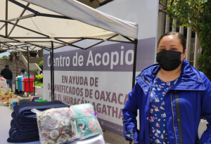 Continúa la recepción de víveres en la alcaldía Cuauhtémoc para los damnificados de Oaxaca