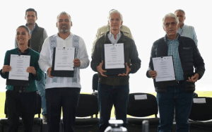 Firman convenios los estados de Michoacán, Edomex y CDMX para recuperar caudales del Cutzamala