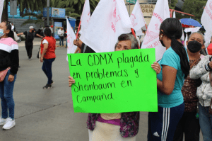 Cinco mil antorchistas marchan porque Claudia Sheinbaum no sirve para gobernar
