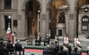 AMLO conmemora el aniversario luctuoso de Benito Juárez en Palacio Nacional