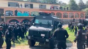 Enfrentamiento en Topilejo deja 14 detenidos, 4 Policías heridos y 4 secuestrados liberados.