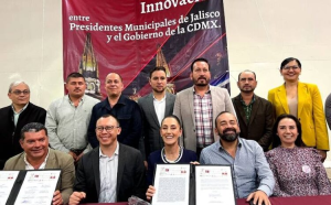 GCDMX y Jalisco firman acuerdo de innovación y de buen gobierno