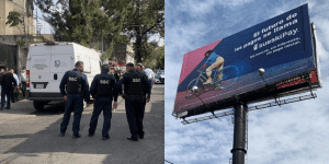 FGJ investiga la muerte de trabajador tras caída de un anuncio espectacular