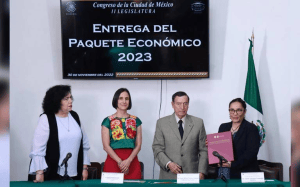 Congreso de la CDMX recibe Paquete Económico 2023
