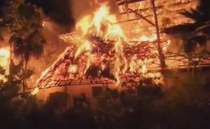 Incendio en isla Holbox, Quintana Roo, México provocó severos daños a varios hoteles de la zona