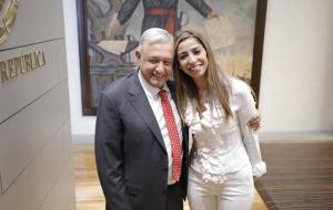 AMLO agradecera a Marybel Villegas y Senadores en Palacio Nacional por aprobación Reforma Electoral