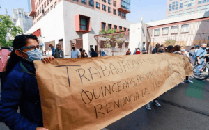 Trabajadores del PJCDMX suspenden labores por falta de aguinaldo y vales