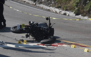 Fallece motociclista al derrapar en la México-Cuernavaca