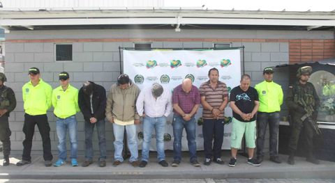 Capturan a 6 colombianos requeridos en extradición hacia EE.UU y España