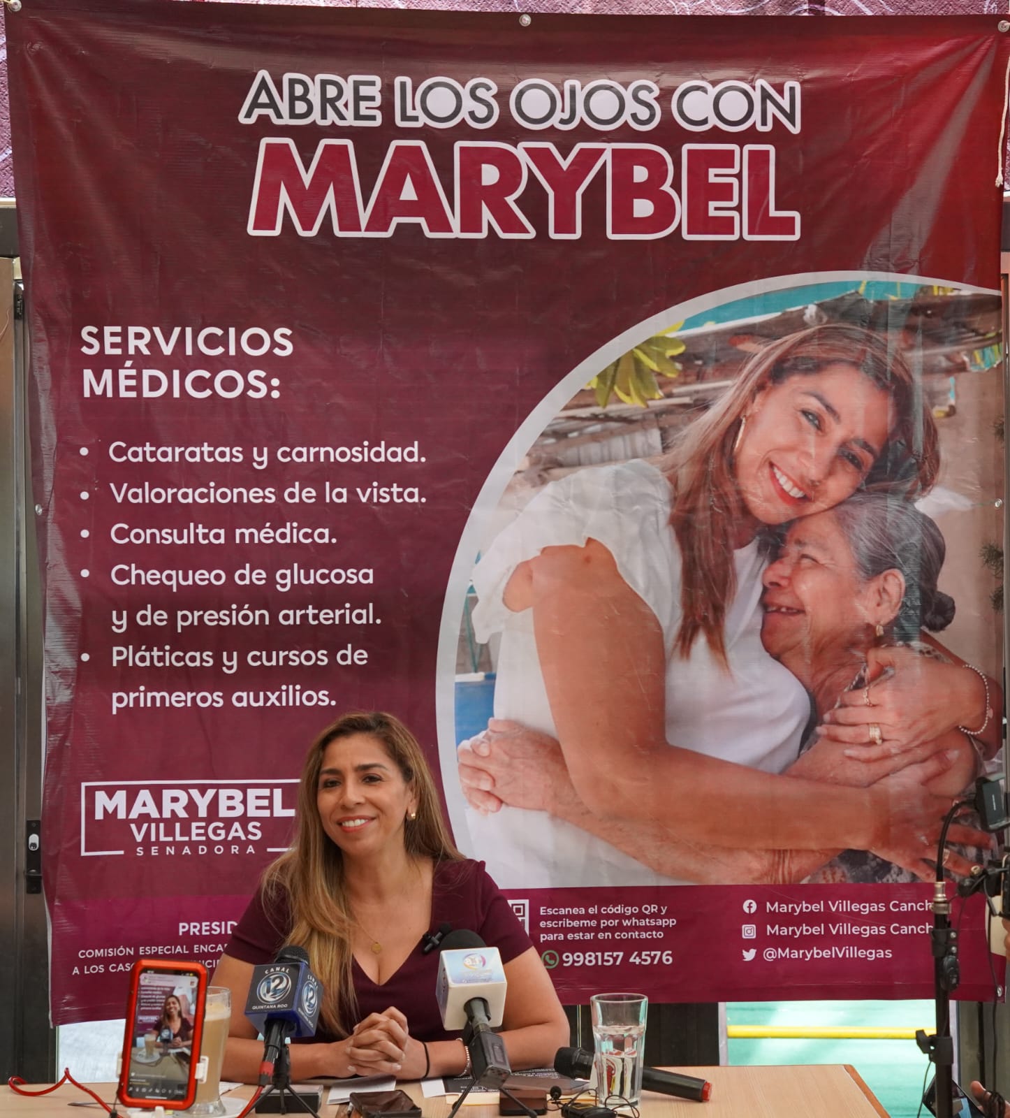 Presenta Senadora «Abre los Ojos con Marybel» programa altruista para grupos vulnerables de Cancún