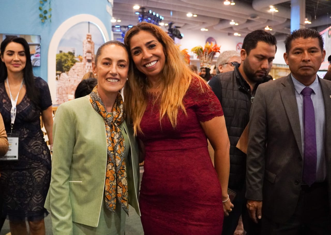 Promueve Marybel Villegas destinos de su estado Q.Roo, en Tianguis Turístico que se realiza en la CDMX