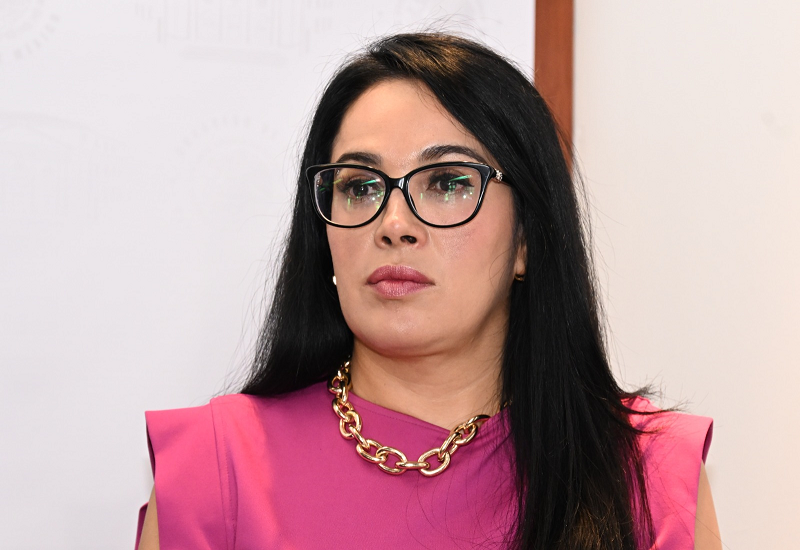 La ola azul llego al Congreso de la CDMX y denuncia agresiones sexuales de dos jugadores de futbol