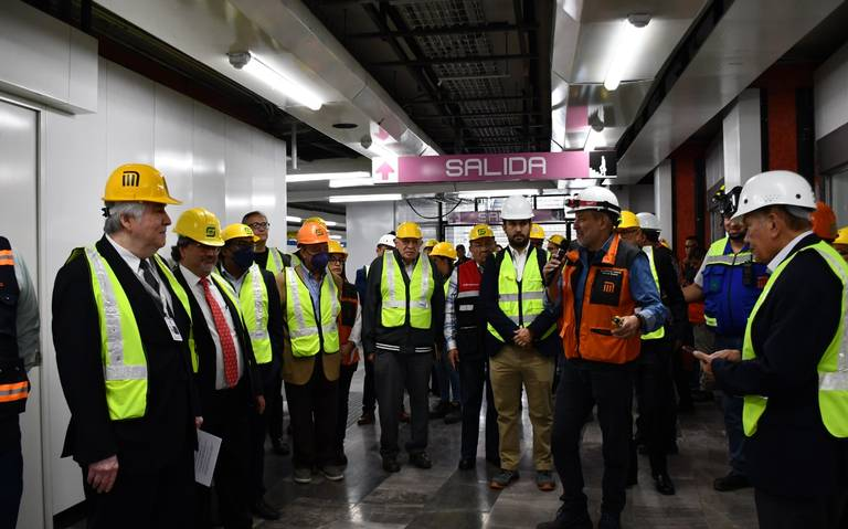 Consejo consultivo del metro recorre la Línea 1 para ver las obras