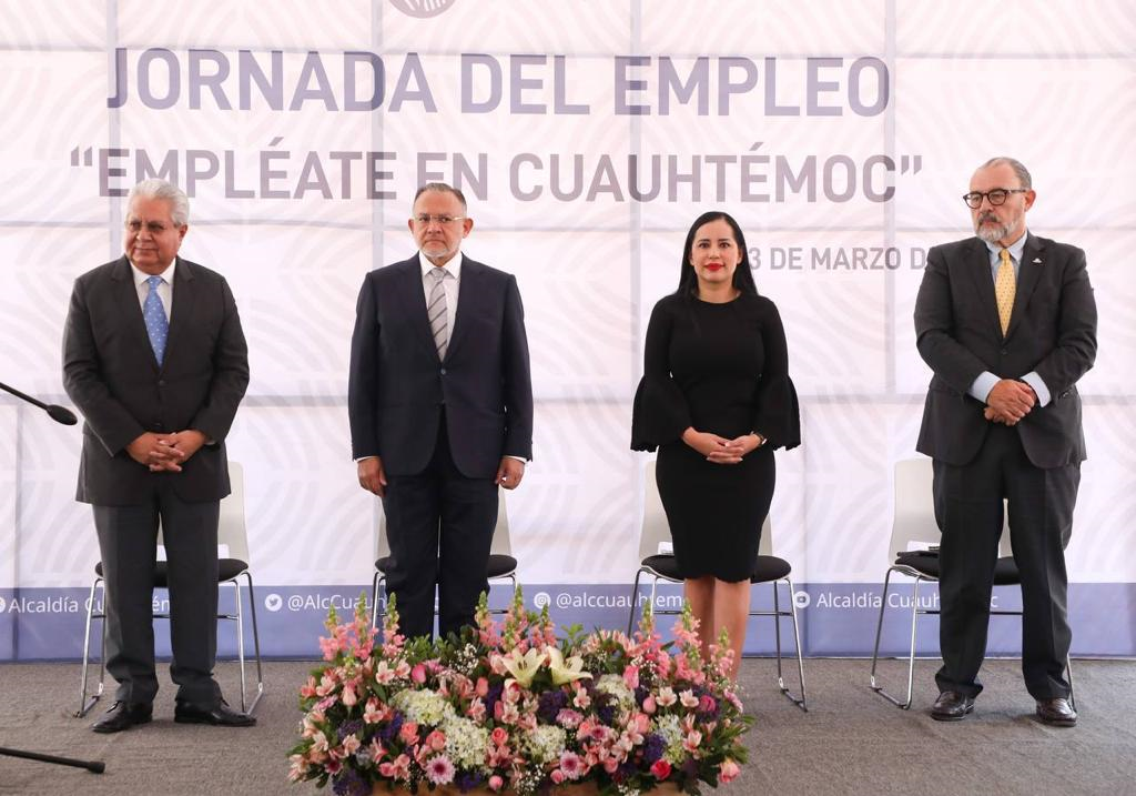 Sandra Cuevas inaugura la jornada laboral “Empléate en Cuauhtémoc” y aseguro que la alcaldía la número u no en generación de empleos