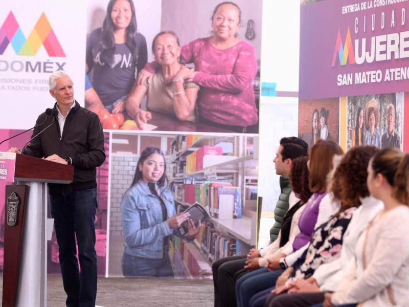 Del Mazo entrega Ciudad Mujeres en San Mateo Atenco, segundo a nivel estatal