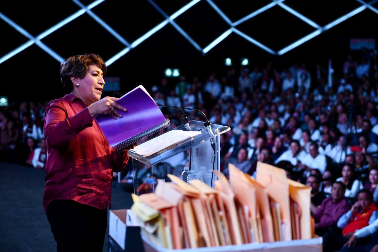 Presenta Delfina Gómez 5 ejes rectores de Gobierno para el Edoméx
