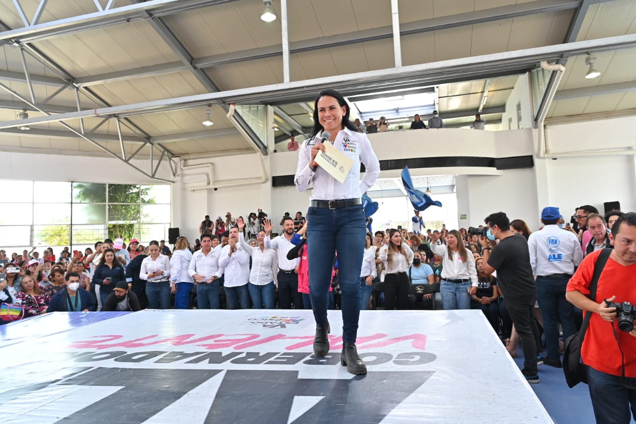 Destinará Alejandra Del Moral más Presupuesto y Seguridad para los Mexiquenses