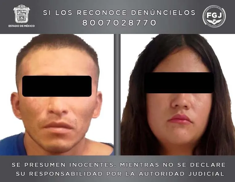 La FGJEM Detiene y Conaho a dos Personas Investigadas pordoble Homicidio