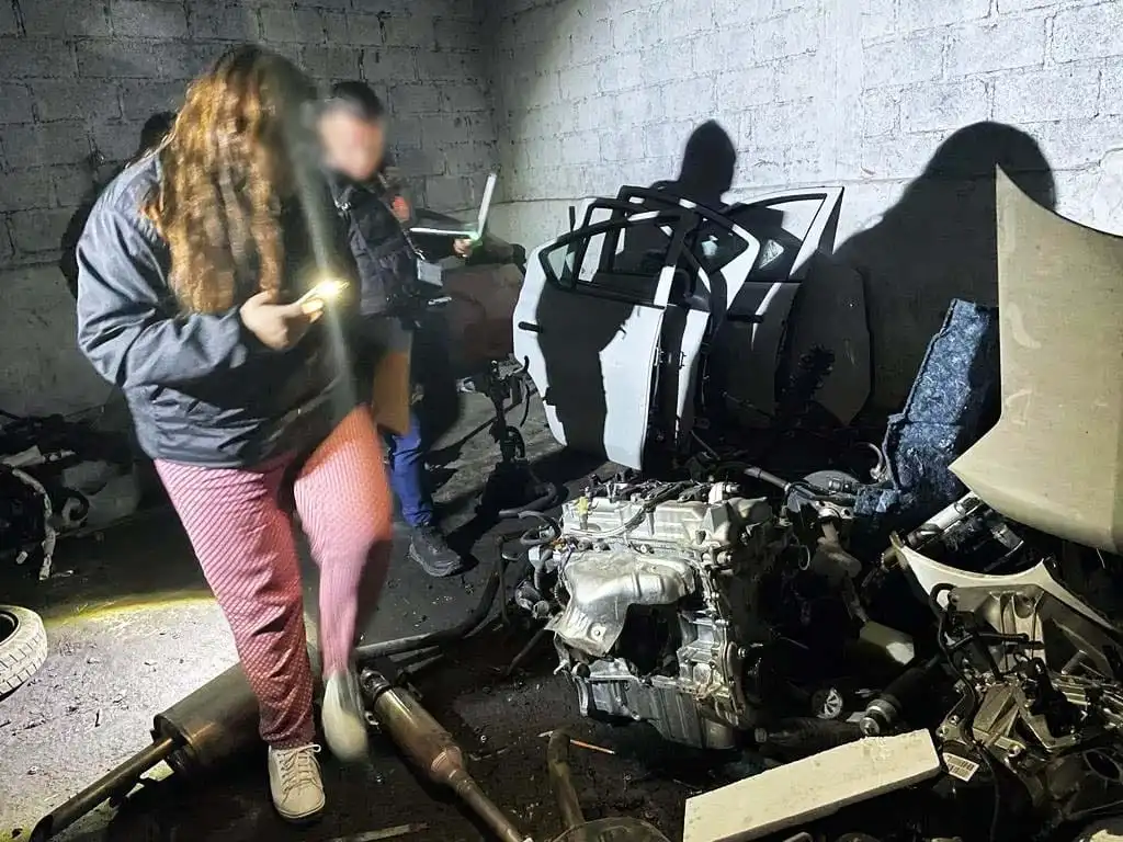 En Cateo a 3 Inmuebles encontraron Vehículos Droga y Autopartes en Chimalhuacán Acolman y Tultepec Edoméx