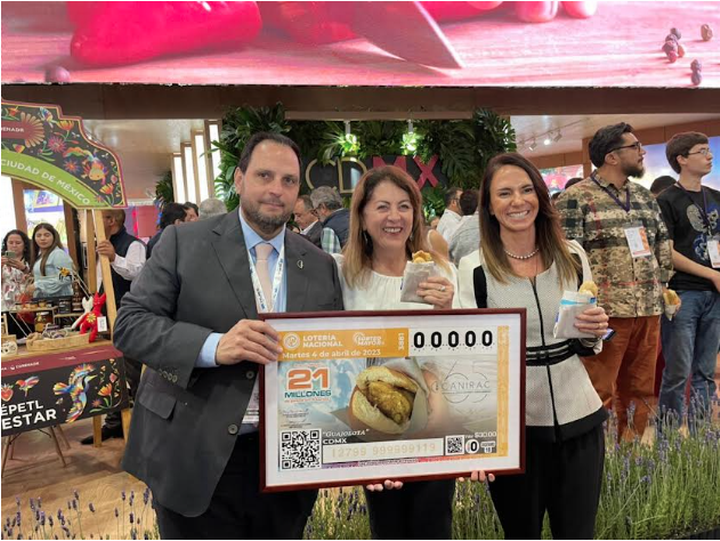 Canirac promueve la diversidad gastronómica de México con el apoyo de la Lotería Nacional