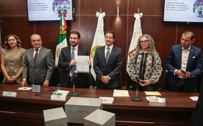 Edomex entrega la Cuenta Pública 2022 al congreso mexiquense
